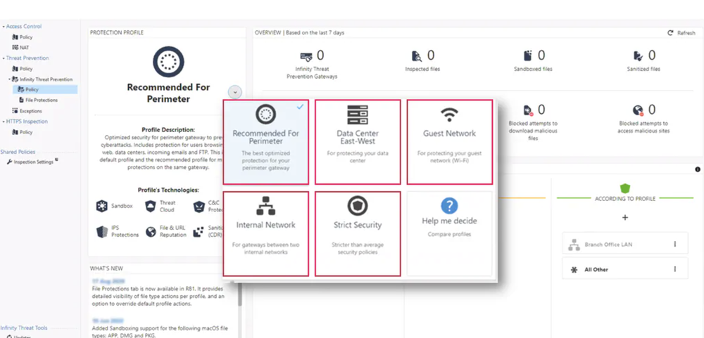 Check Point Quantum Network Security Screenshot 1