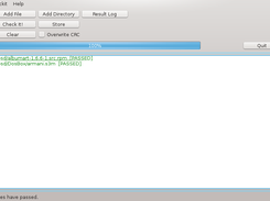 File checking dialog