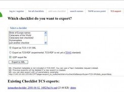 CPT TCS export