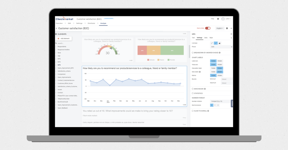 Built your own reports in the ReportBuilder to spot trends earlier. 