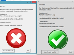 A screenshot of it running in both Linux and Windows 8.1