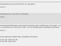 checkstyle Screenshot 1