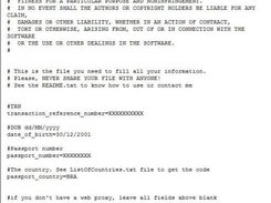 You should fill your data BEFORE starting the program.