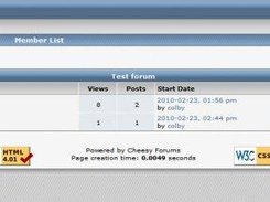 Cheesy Forum Screenshot 1