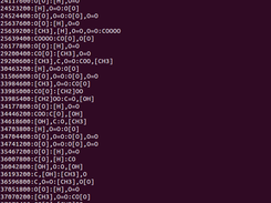 Example output generated from a methane oxidation simulation at 2200 K and ~200 atm