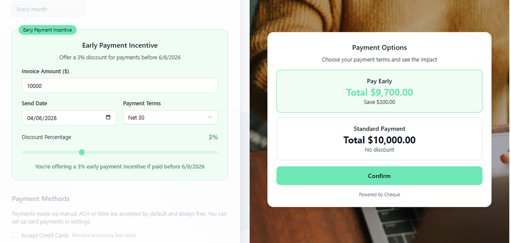 Cheque Screenshot 1
