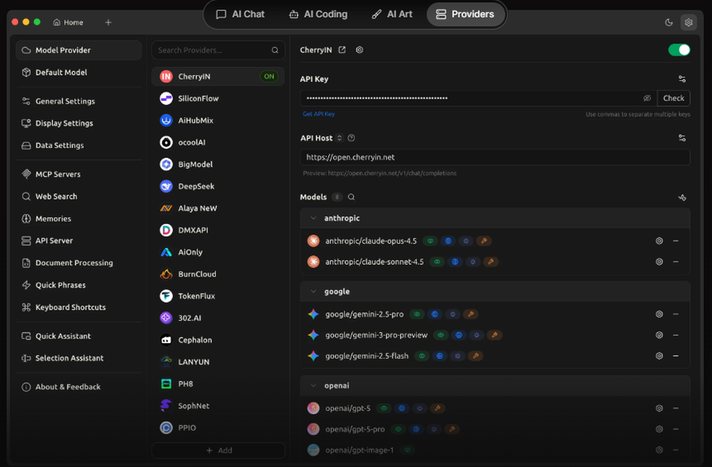Cherry Studio Screenshot 1
