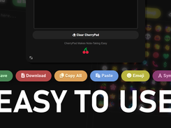 CherryPad - Browser Notepad Screenshot 2