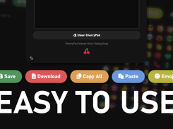 CherryPad - Browser Notepad Screenshot 2