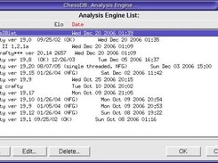 Mutliple chess engines can be configured - Winboard and UCI