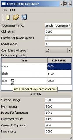 Chess Rating Change Calculator 3.0 Free Download