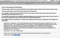 Bibliography and citations for two books. The second book's data was shift-clicked, which caused the Page Number section to be selected and ready for user input.