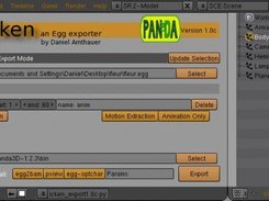 GUI export mode inside Blender