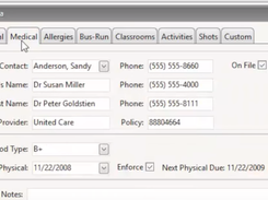 ChildCare Manager Child Data