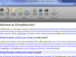 ChimpRewriter Screenshot 1