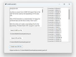 Chirp2cxf Screenshot 1