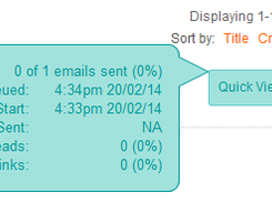 Live status of outgoing emails