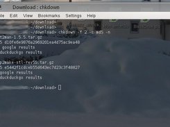 console output