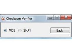 Settings, choose MD5 or SHA1