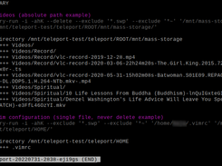 Sync summary
