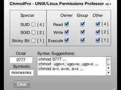 ChmodPro in action.