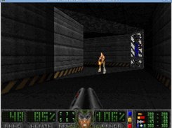 Chocolate Doom running the Eternal Doom add-on with Freedoom