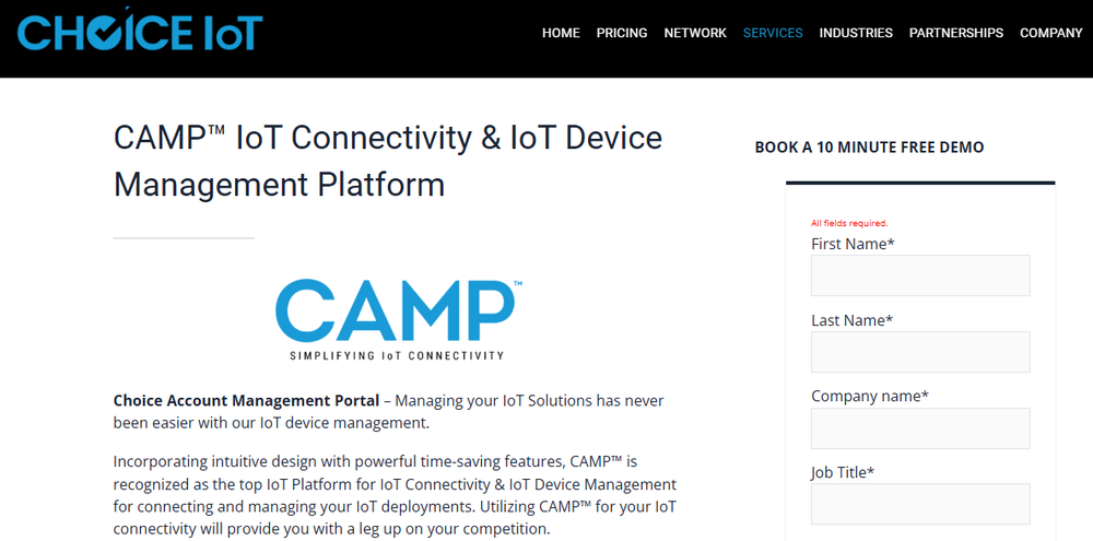 Choice IoT CAMP Screenshot 1