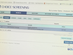 Choice Screening Screenshot 1