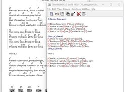 ChordPro text input in Editor and Result in Renderer