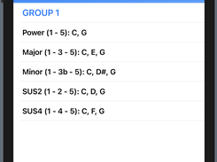 Chords Calculator Screenshot 1