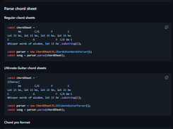 ChordSheetJS Screenshot 1