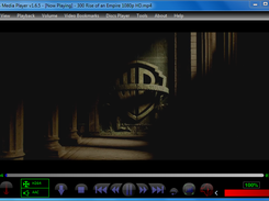 ChRiS Media Player playing a 1080p media file. (*Copyright=Warner Bros.)