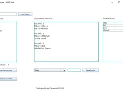 Tournament in 1 panel
