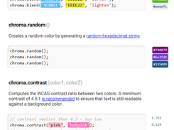 Chroma.js Screenshot 2