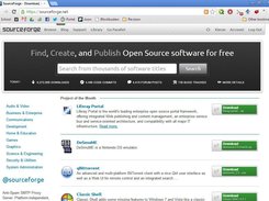 Sourceforge in Chromium