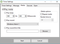 Play media tab