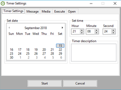 Set timer tab