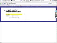 Chupix CMS Screenshot 1