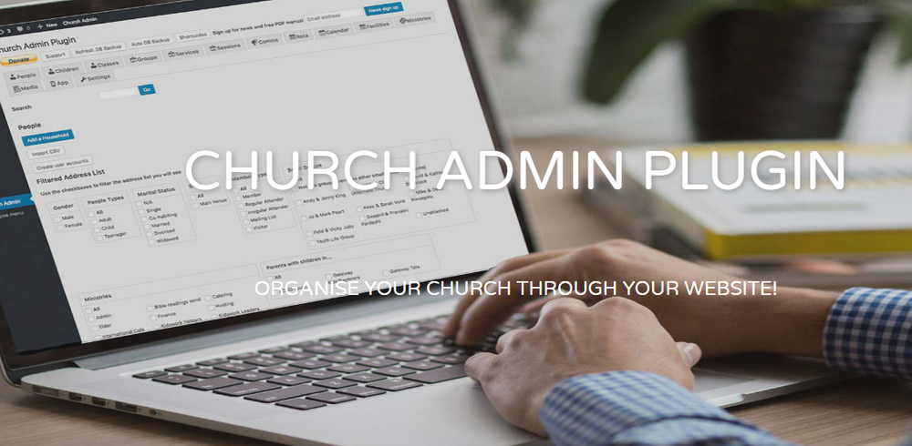 Church Admin Plugin Screenshot 1