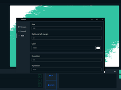 text settings