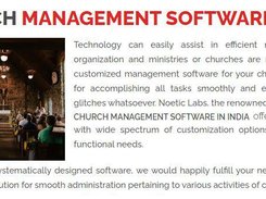 Noetic Labs Church Management Software Screenshot 1