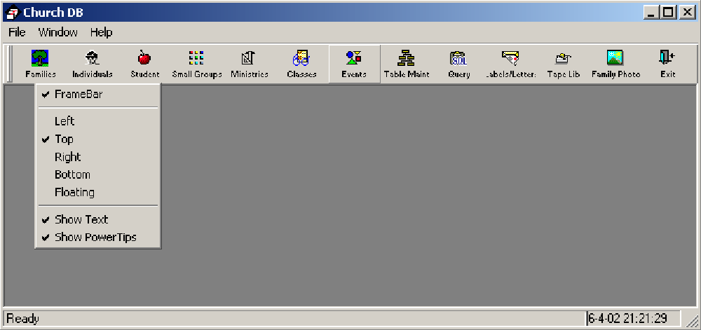 ChurchDB Screenshot 1