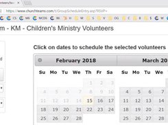 Volunteer Scheduler