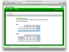 CI-Reports Screenshot 1