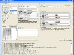 Hardware configuration interface in server-side program.