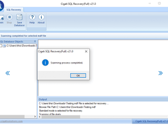 Cigati SQL Recovery Tool Screenshot 1