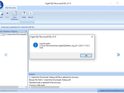 Cigati SQL Recovery Tool Screenshot 1