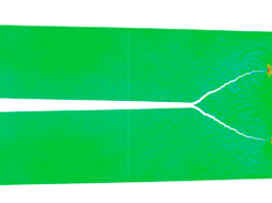 Dynamic crack branching