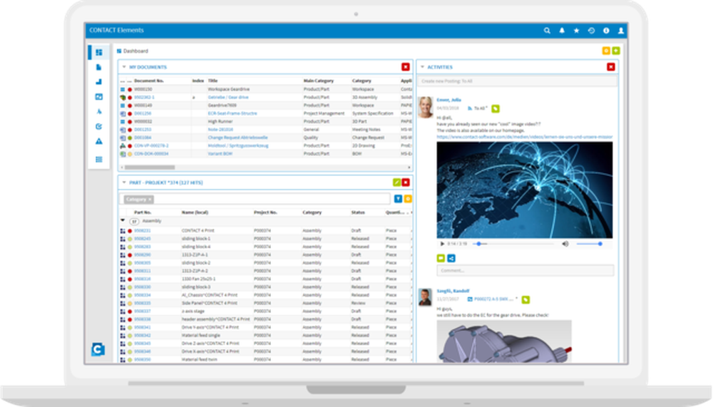 CIM Database PLM Screenshot 1