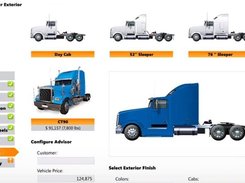 Cincom CPQ Cab and Sleeper Exterior Menu